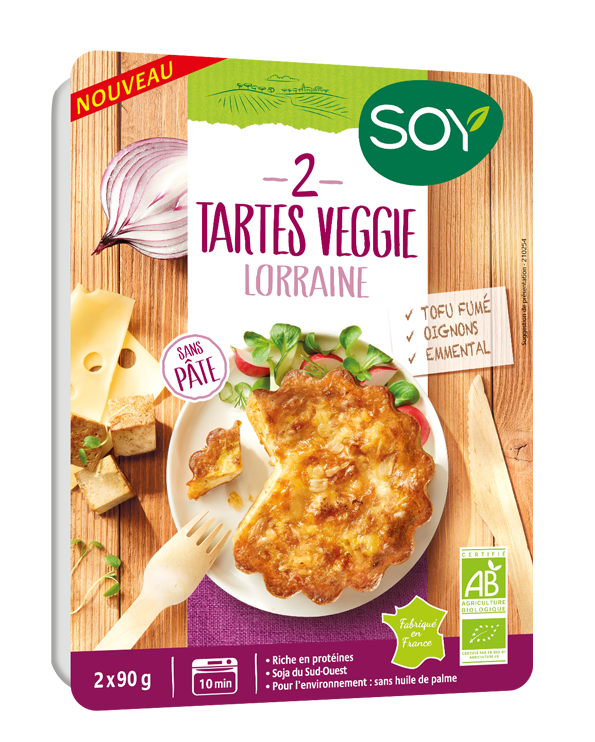 Dégustation de tartes VEGGIE SOY samedi 17 février