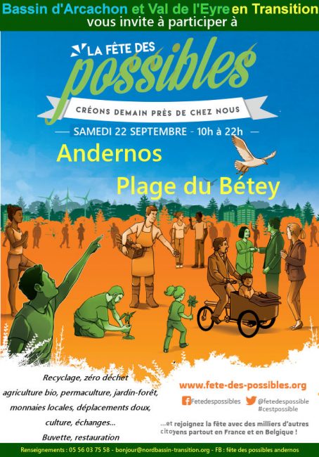 Biocoop Andernos participe samedi 22 septembre à La Fête des Possibles !